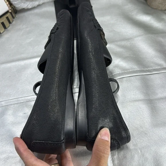 (E3)Michael Kors Black Moccasins for Women,Sz 8M - Picture 5 of 13